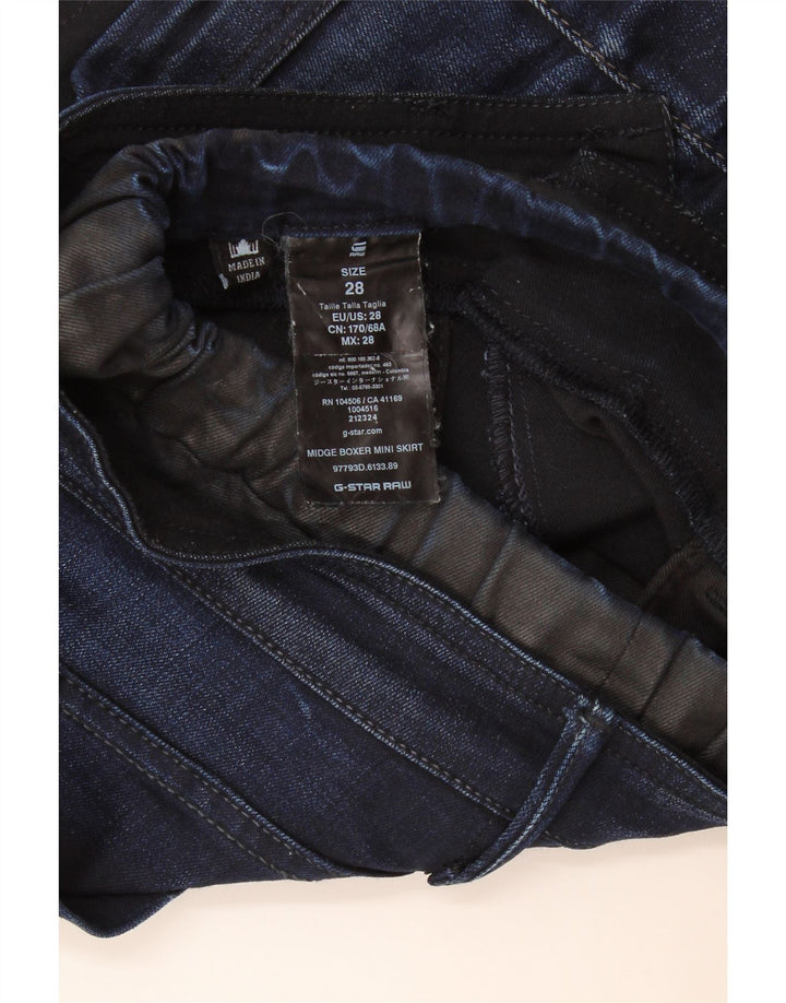 G-Star Dame Mini Denim Nederdel W28 Medium Navy Blue