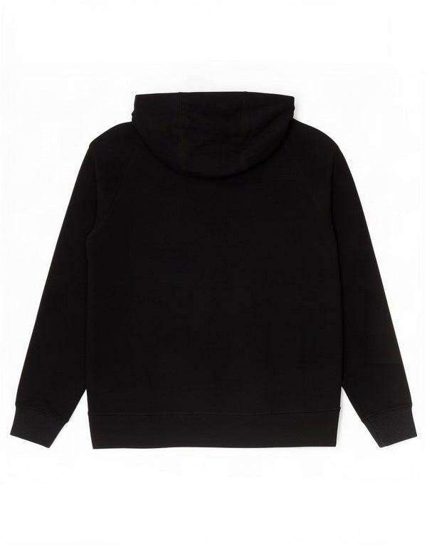 Nike oversized hættetrøje med lynlås til kvinder UK 6 XS Sort bomuld
