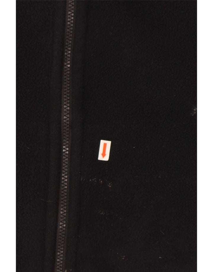 Jack Wolfskin Dame Liner Fleece Jakke UK 14 Stor Sort Polyester