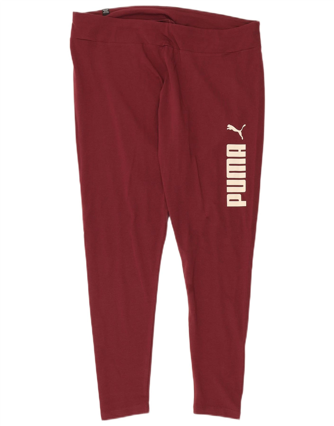 PUMA Grafiske Leggings til kvinder UK 18 XL Bourgogne bomuld