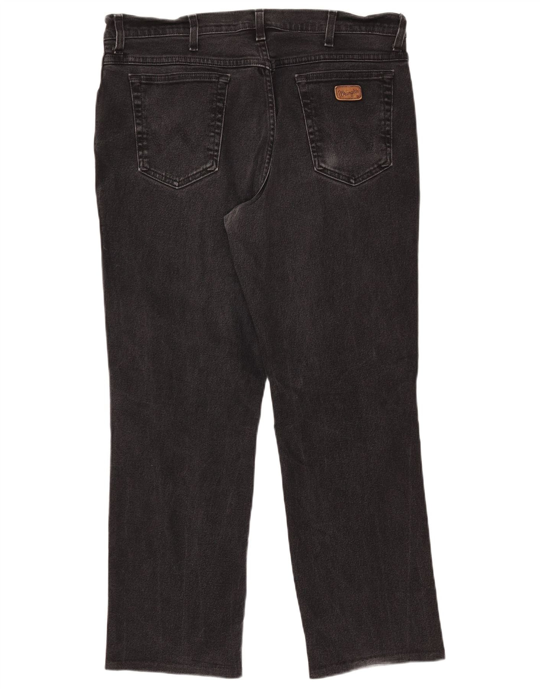 Wrangler Herre Texas Straight Jeans W38 L28 Sort Bomuld