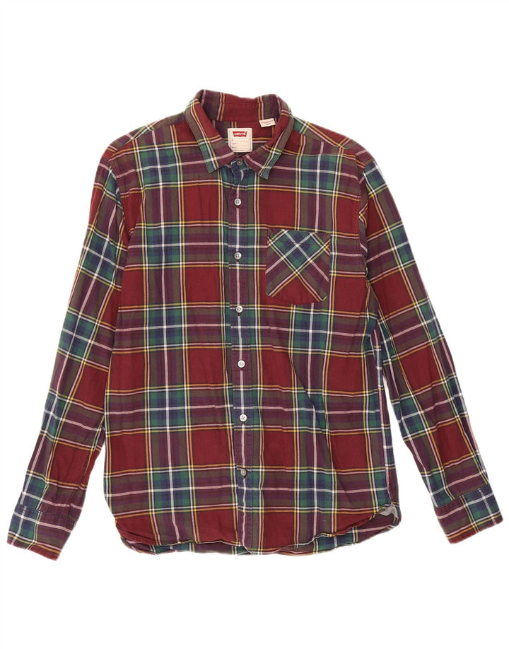 Levi's Herre Standard Fit skjorte Medium Flerfarvet ternet bomuld