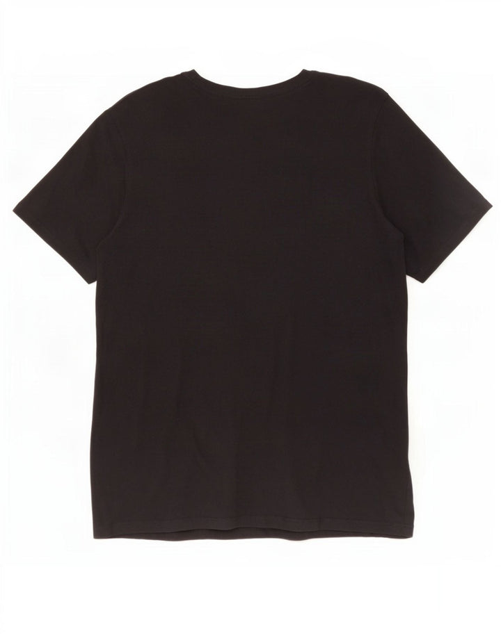 Nike Herre Athletic Cut Grafisk T-Shirt Top Stor Sort Bomuld