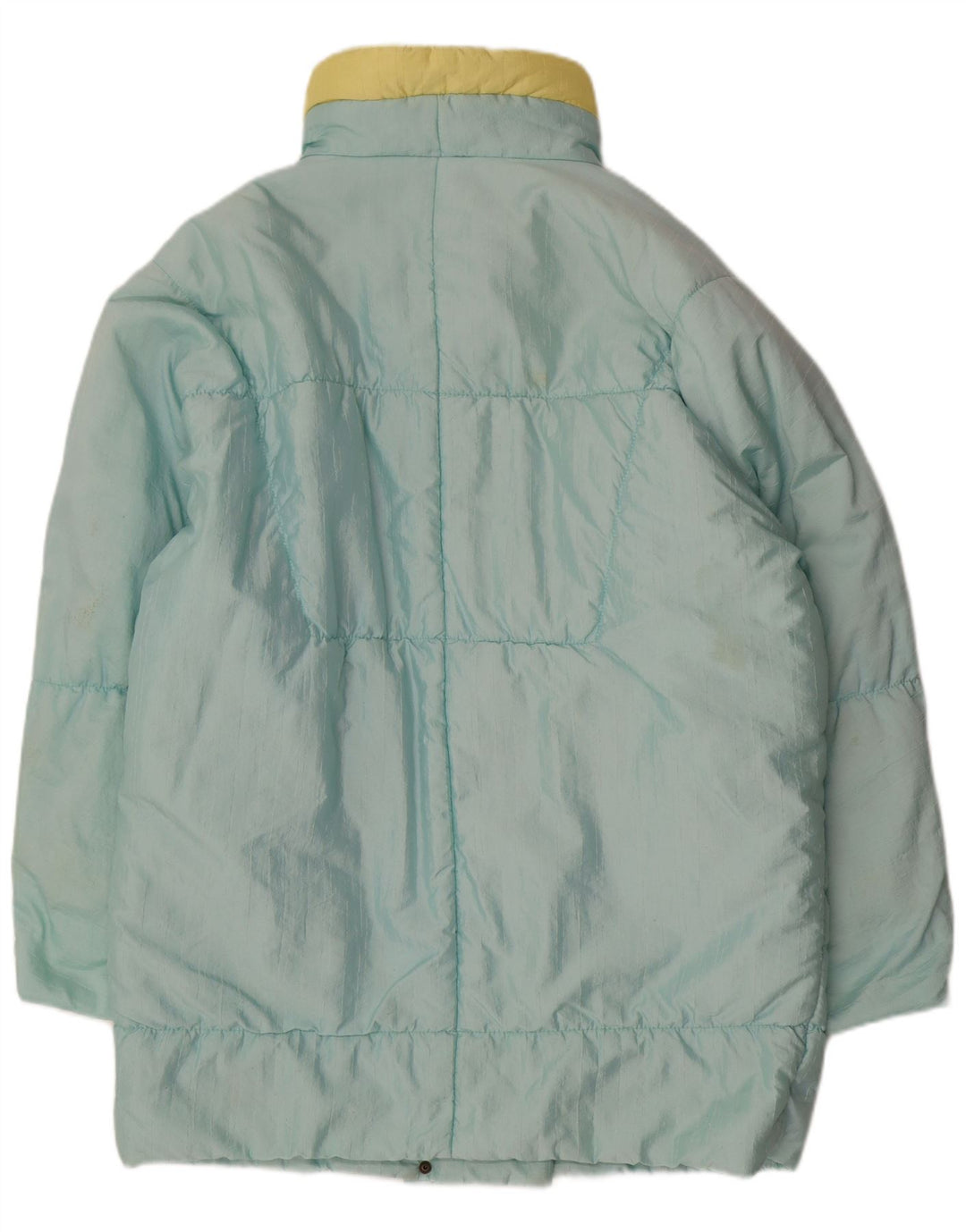 Skila Dame Oversized Polstret Frakke EU 38 Medium Blue Polyamide