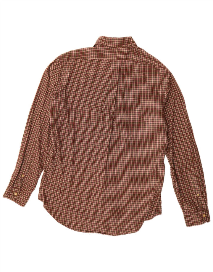 Polo Ralph Lauren Herre flannelskjorte Medium brun ternet bomuld