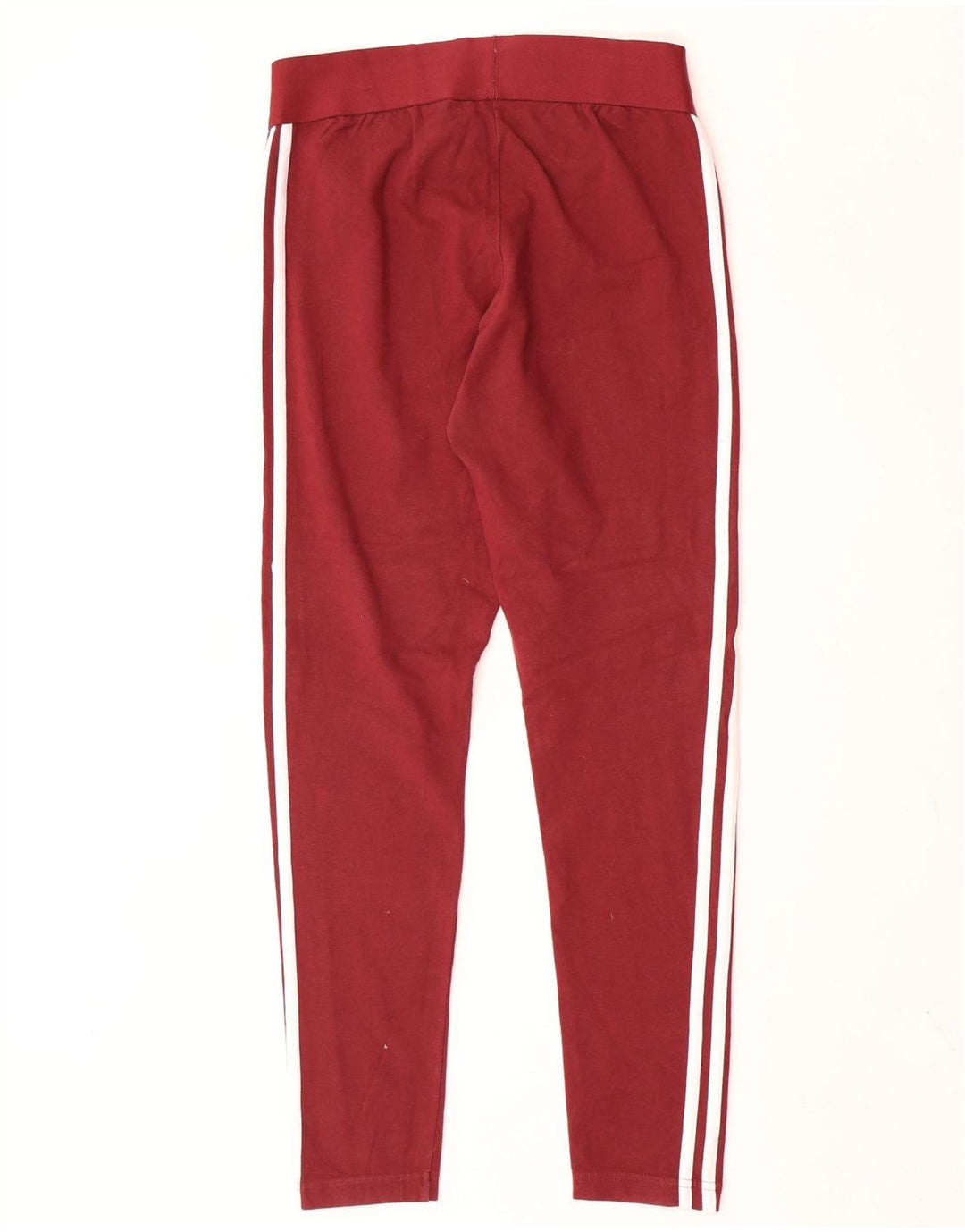 Adidas Dame Leggings UK 12/14 Medium Bourgogne Bomuld