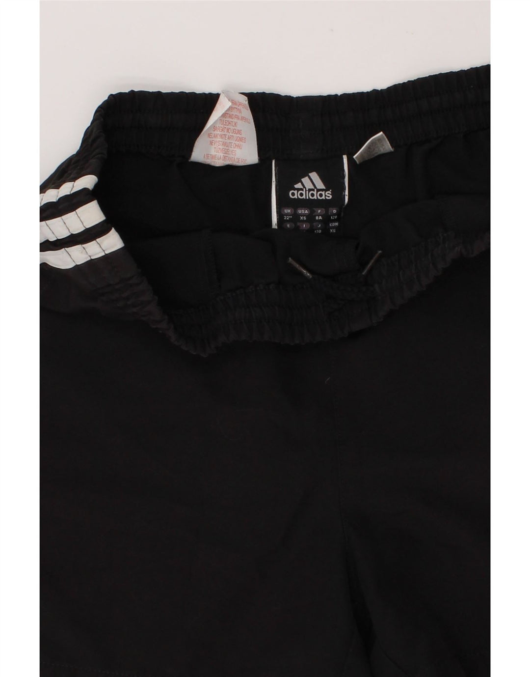 ADIDAS Boys Sport Shorts 7-8 Years Black Polyester Vintage Adidas and Second-Hand Adidas from Messina Hembry 