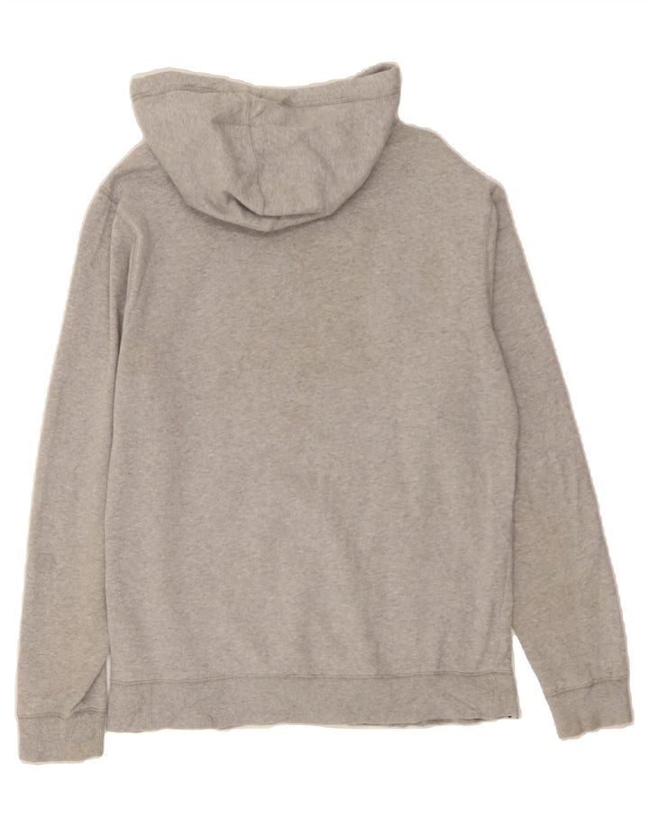 ASICS Mens Graphic Hoodie Jumper Medium Grey Cotton Vintage Asics and Second-Hand Asics from Messina Hembry 