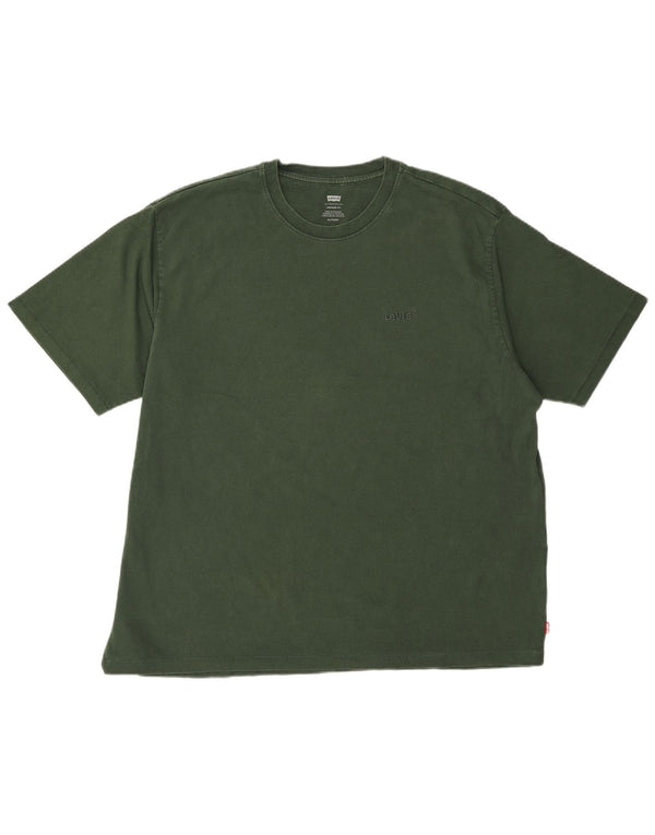 Levi's Herre Vintage Fit T-Shirt Top XL Grøn Bomuld