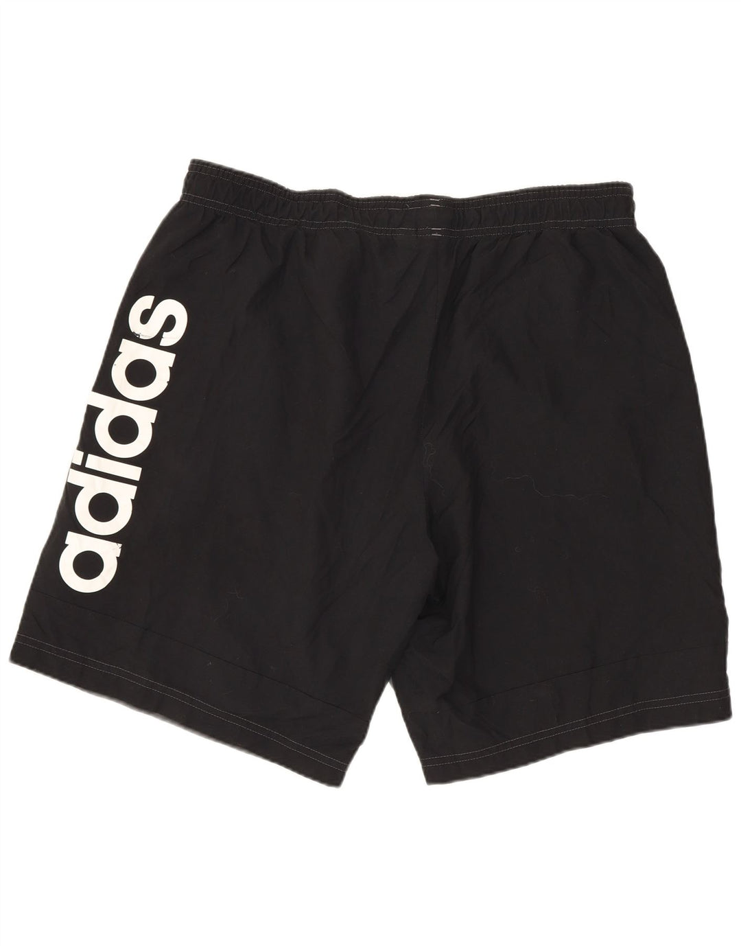 ADIDAS grafiske sportsshorts til mænd, store grå farveblok polyester