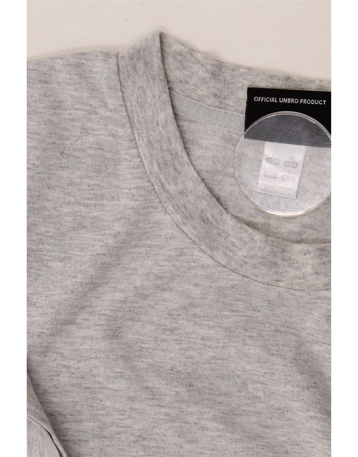 UMBRO Herre T-Shirt Top Stor Grå Flecked