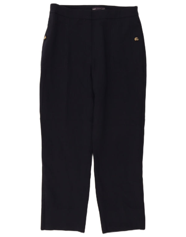 Marks & Spencer Chinobukser til kvinder UK 12 Medium W32 L27 Marineblå