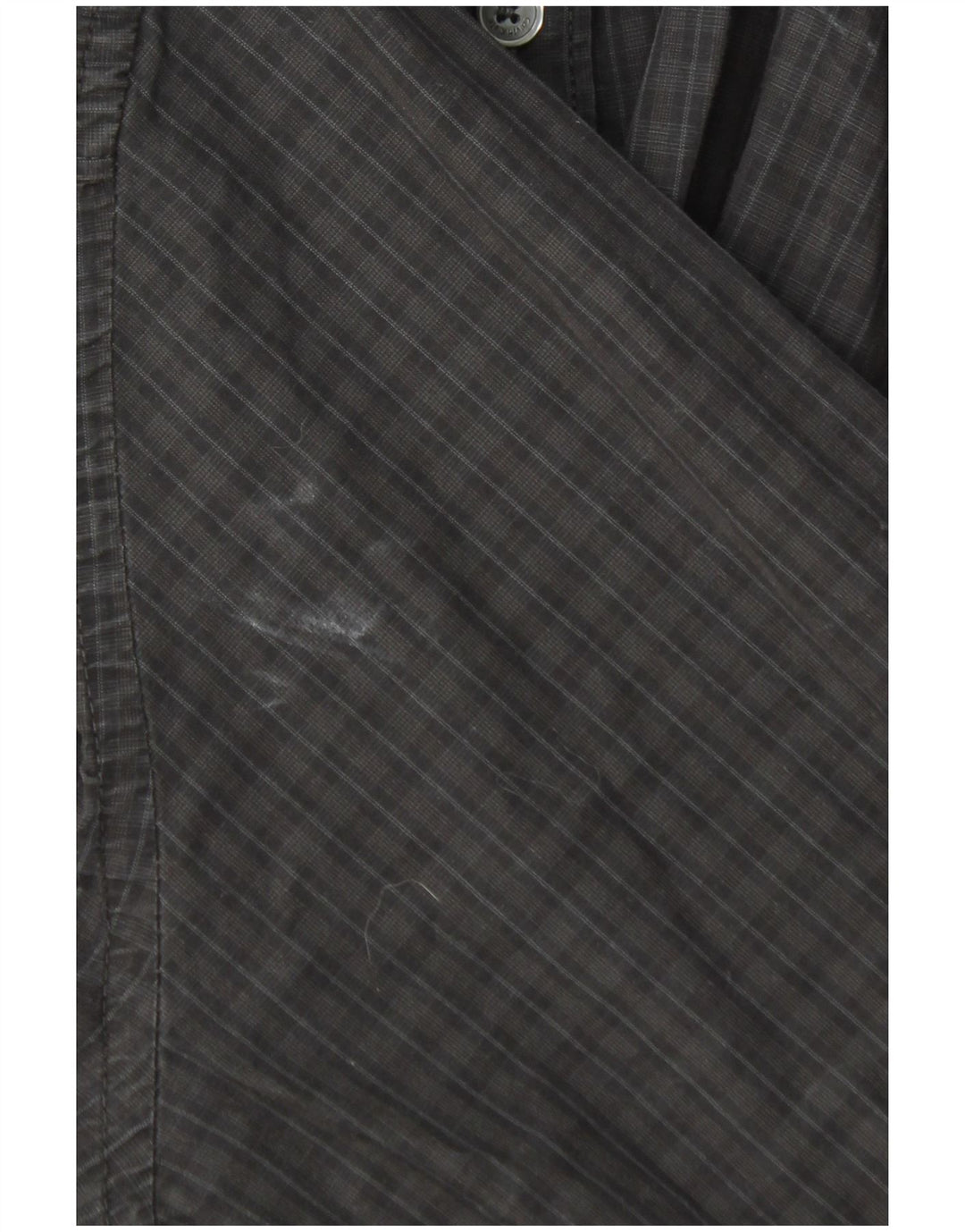Calvin Klein Herre Slim Fit skjorte Stor sort ternet bomuld