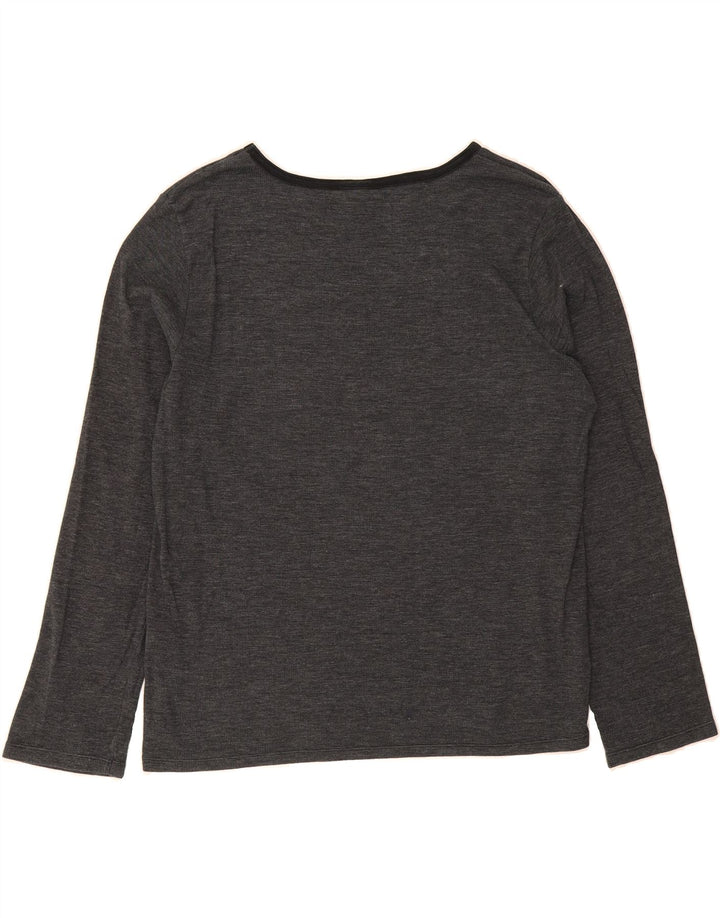 NAUTICA Womens Top Long Sleeve UK 18 XL Grey Cotton Vintage Nautica and Second-Hand Nautica from Messina Hembry 
