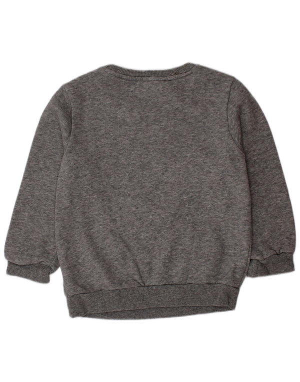 Adidas Boys Graphic Sweatshirt Jumper 3-4 år Grå Flecked Bomuld