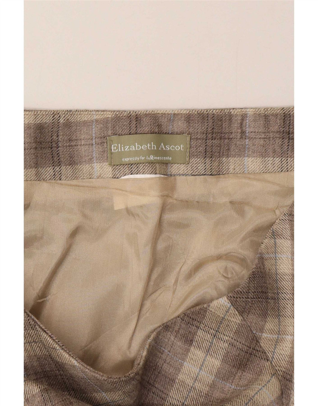 Elizabeth Ascot Dame A-Line nederdel Medium W30 Grå ternet