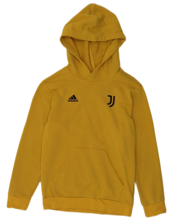 Adidas drenge Juventus grafisk hættetrøje trøje 11-12 år gul bomuld
