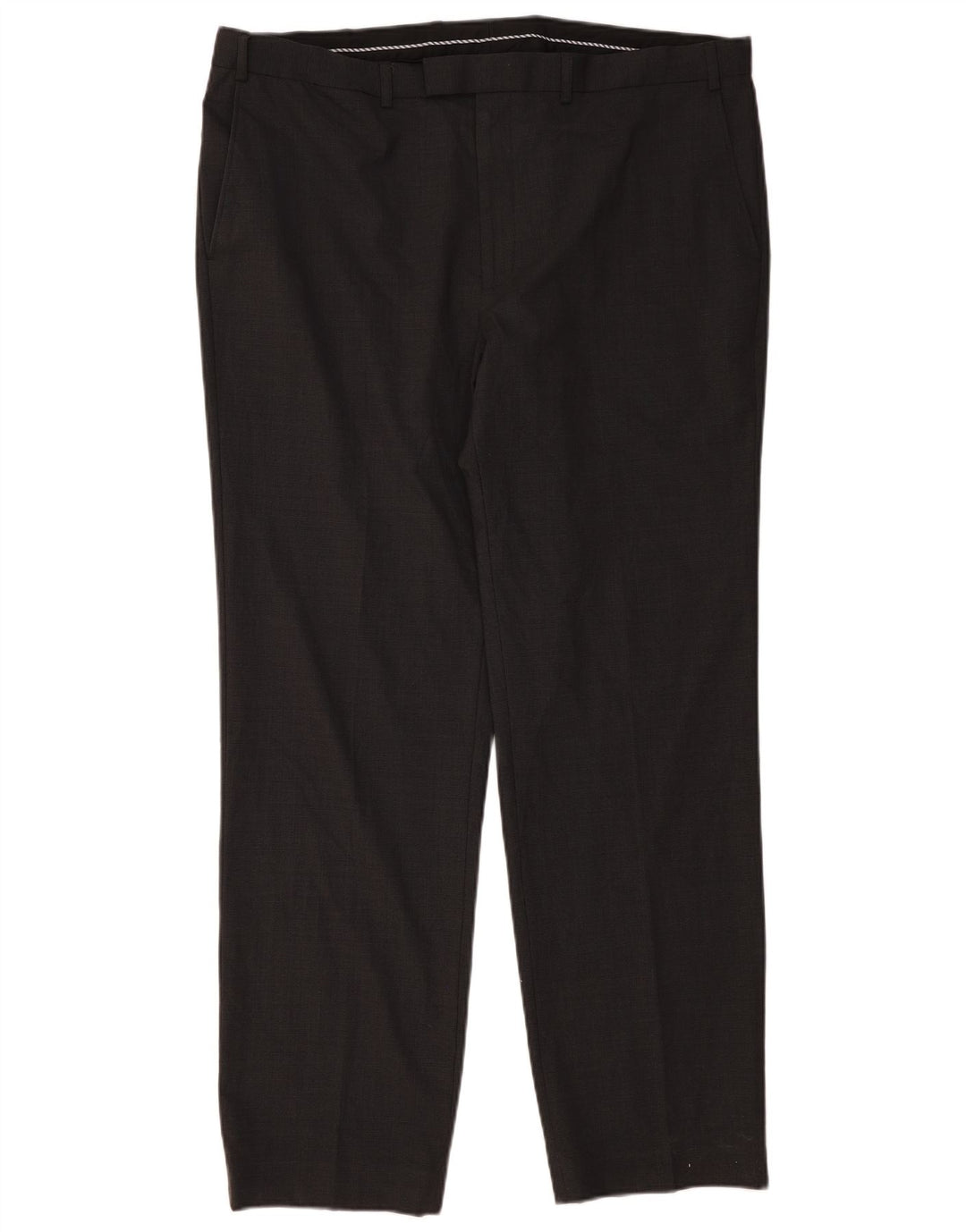 Marks & Spencer Herre Regular Fit Suit Bukser W42 L33 Grå uld