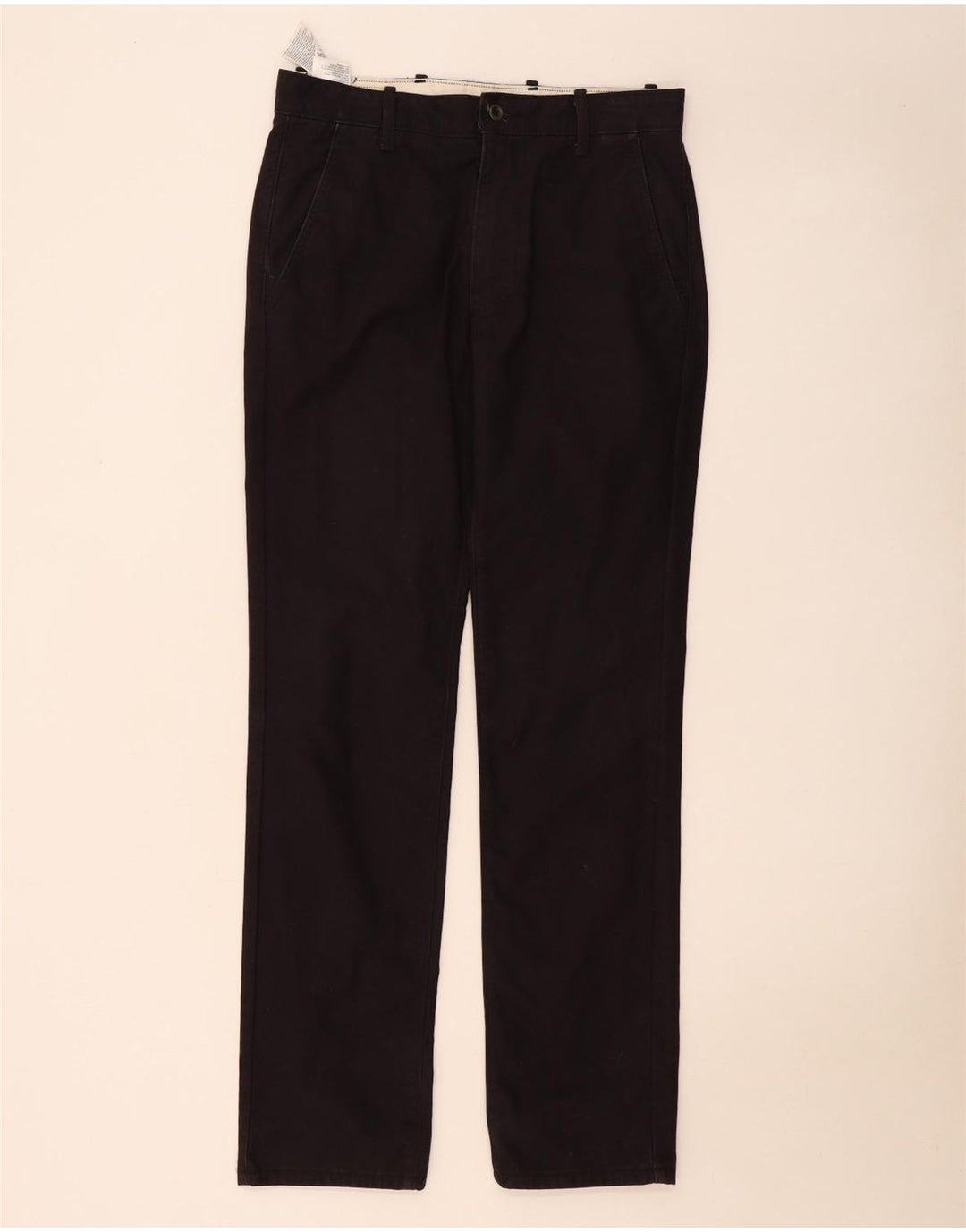 Levi's Straight Chino-bukser til mænd W30 L34 Sort bomuld