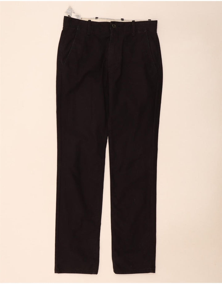 Levi's Straight Chino-bukser til mænd W30 L34 Sort bomuld