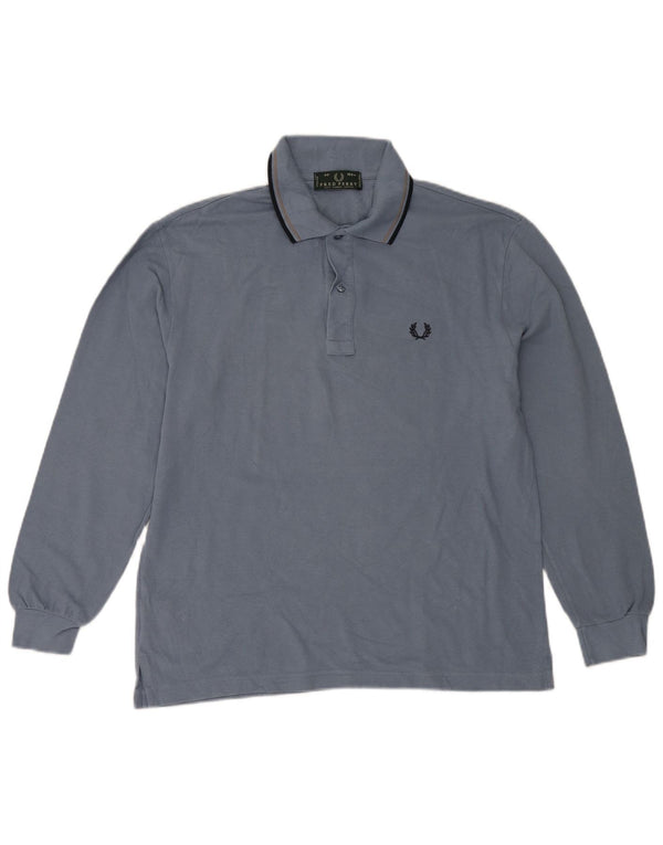 Fred Perry herre poloshirt Medium blå bomuld