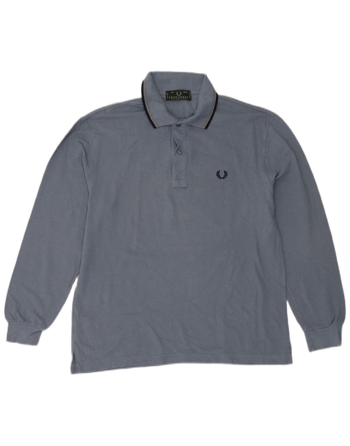 Fred Perry herre poloshirt Medium blå bomuld