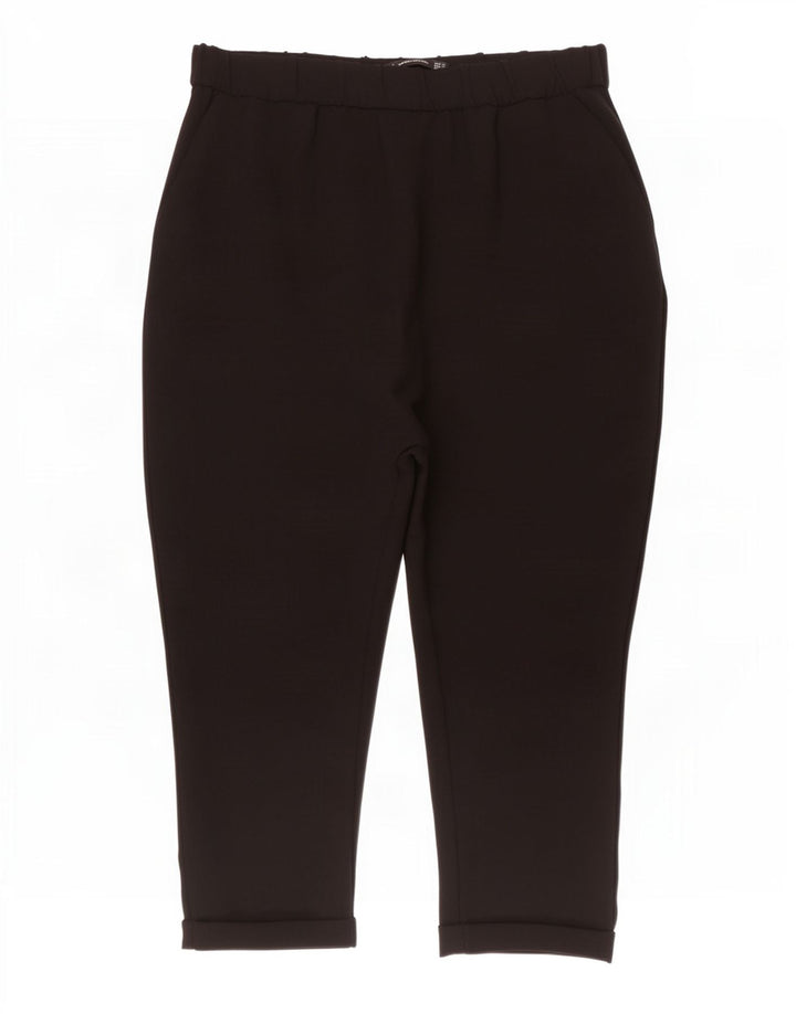 Zara Dame Trafaluc Capri Bukser Medium W28 L19 Sort
