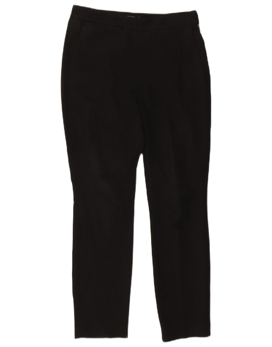 Zara Dame Slim Chino Bukser Large W32 L28 Sort