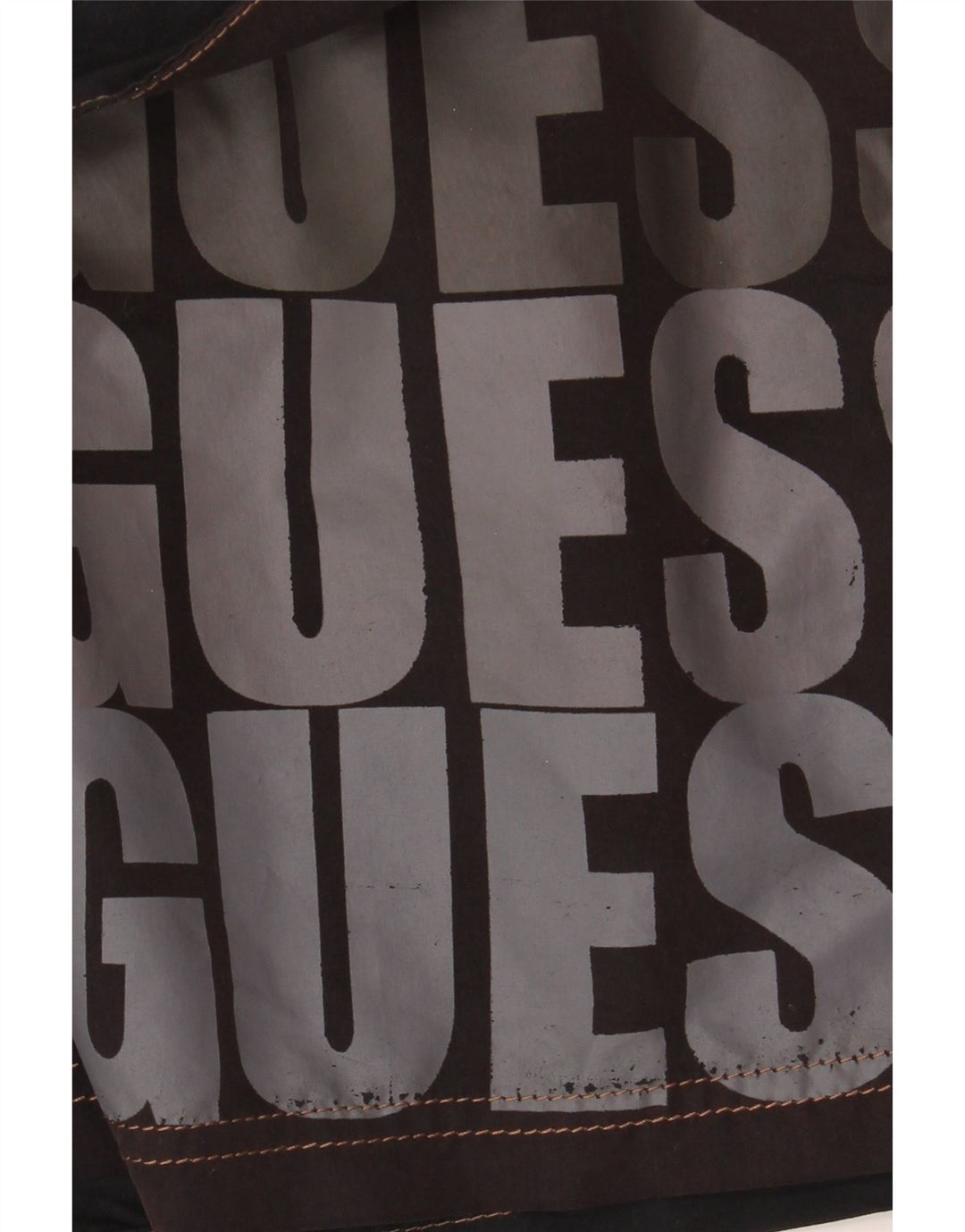 Guess Grafiske svømmeshorts til mænd 2XL sort polyester