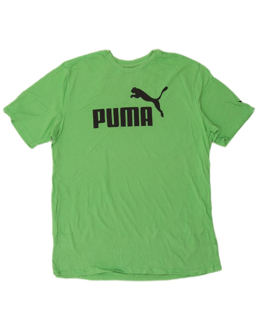 Puma Herre Grafisk T-Shirt Top Medium Grøn