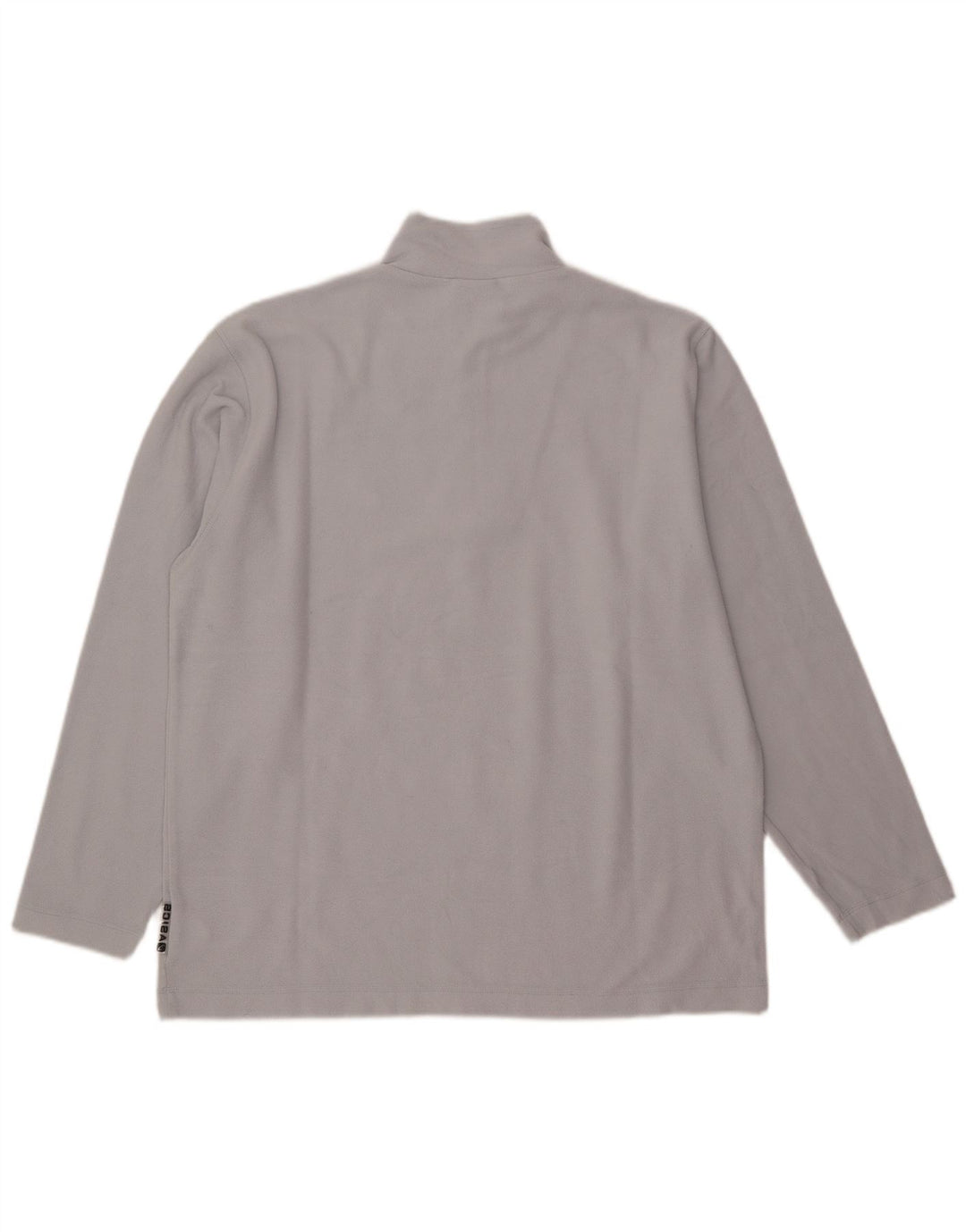 Asics herre lynlås hals fleece jumper stor grå polyester