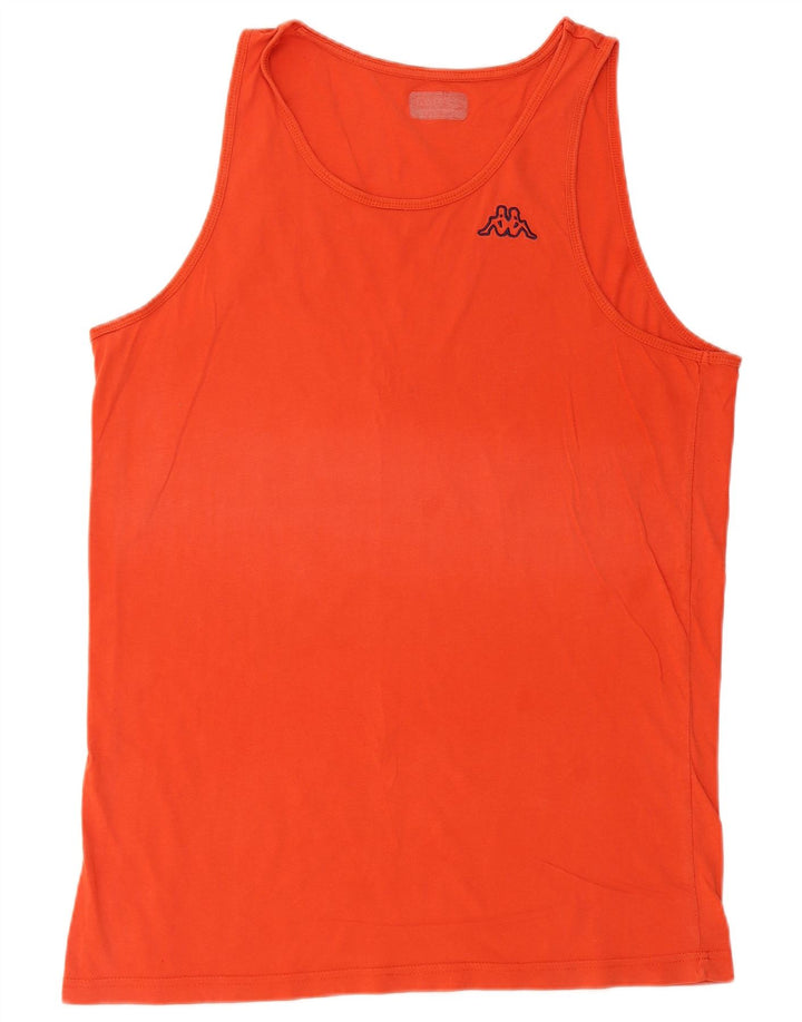 Kappa Herre T-Shirt Top Medium Orange