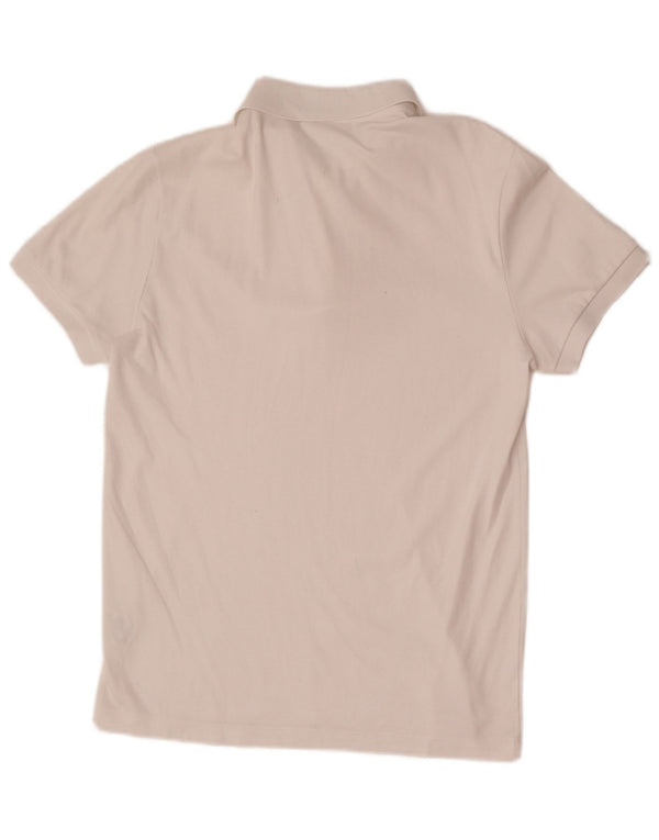Lacoste Herre Regular Fit Polo Shirt Størrelse 3 Lille Hvid Bomuld