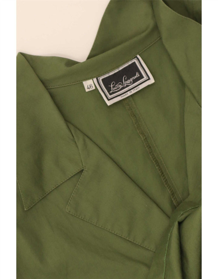 Luisa Spagnoli Dame Pullover Shirt Dress IT 46 Large Green