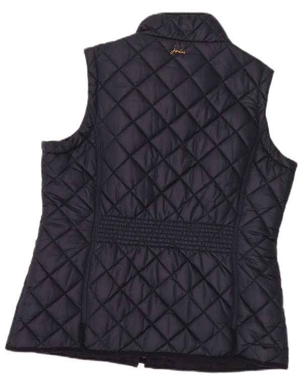 Joules Dame Quilted Gilet UK 18 XL Navy Blue Polyester