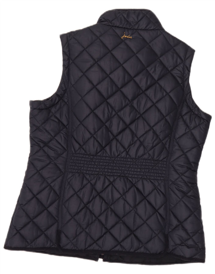 Joules Dame Quilted Gilet UK 18 XL Navy Blue Polyester