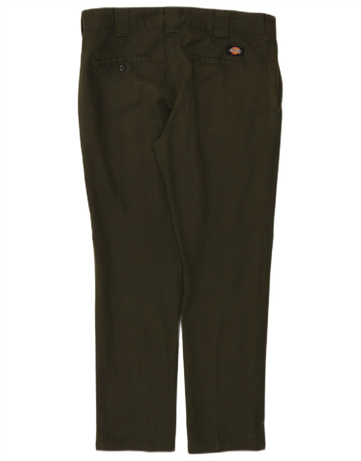 Dickies Herre Slim Fit Chino Bukser W32 L30 Grøn Polyester