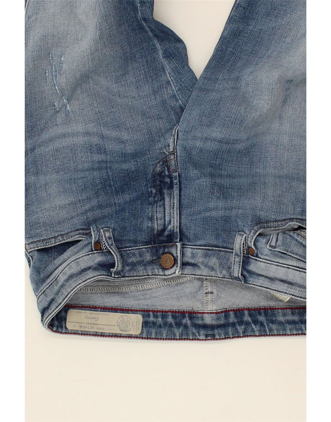 DIESEL Womens Skinny Jeans W30 L30 Blue Cotton Vintage Diesel and Second-Hand Diesel from Messina Hembry 