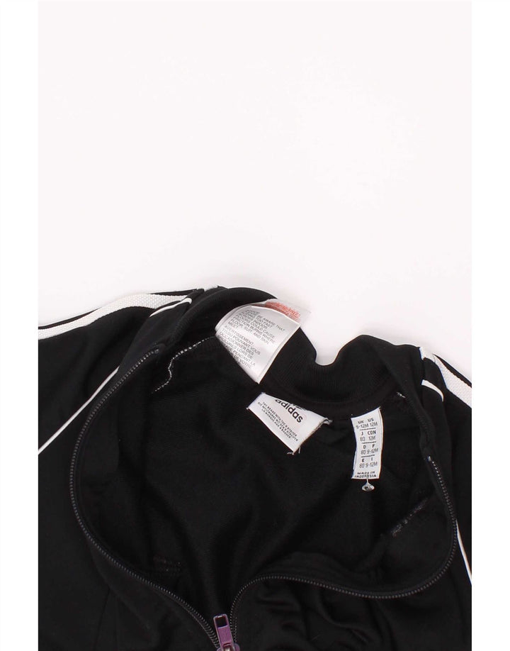 Adidas Baby Boys Træningsdragt Topjakke 9-12 Måneder Sort Polyester