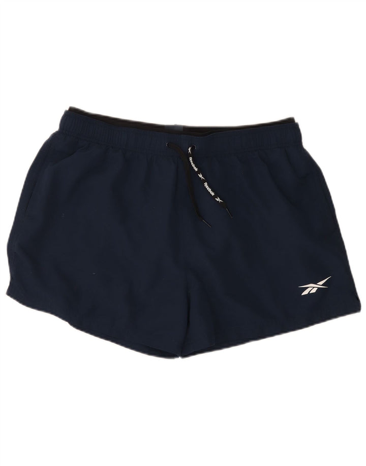 Reebok badeshorts til mænd XL marineblå polyester