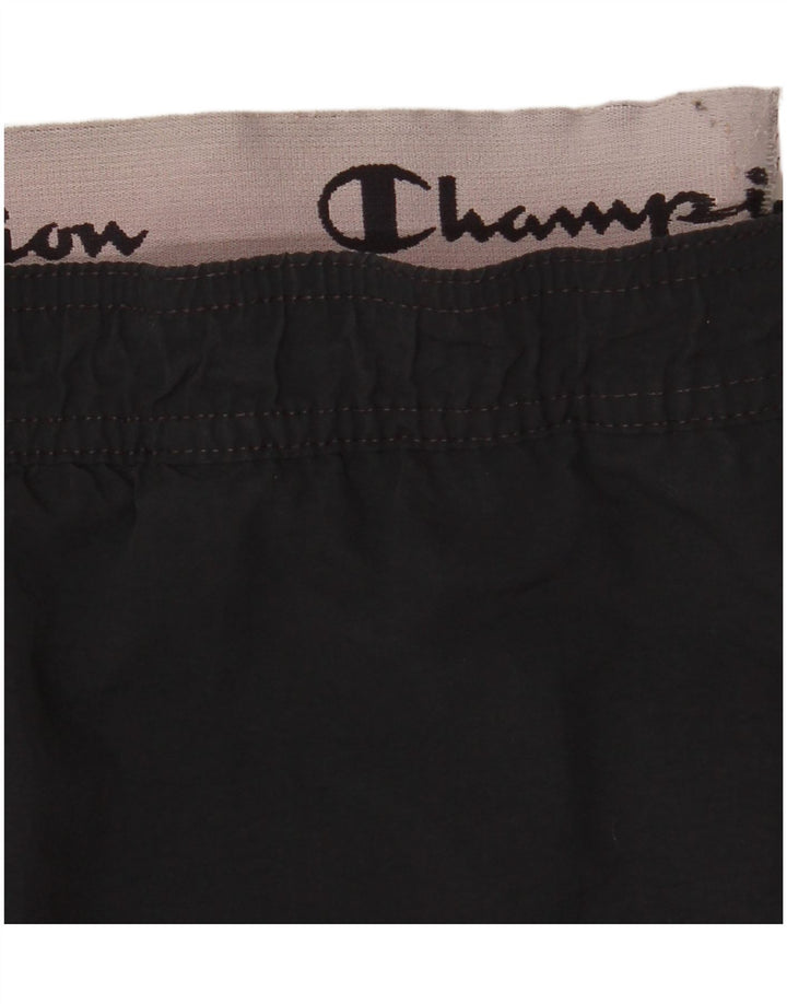 Champion Herre grafiske sportsshorts Large Black Colourblock