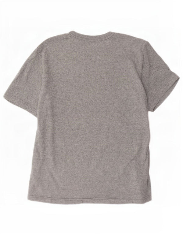 Nike Mens Dri Fit T-Shirt Top Small Grey Cotton