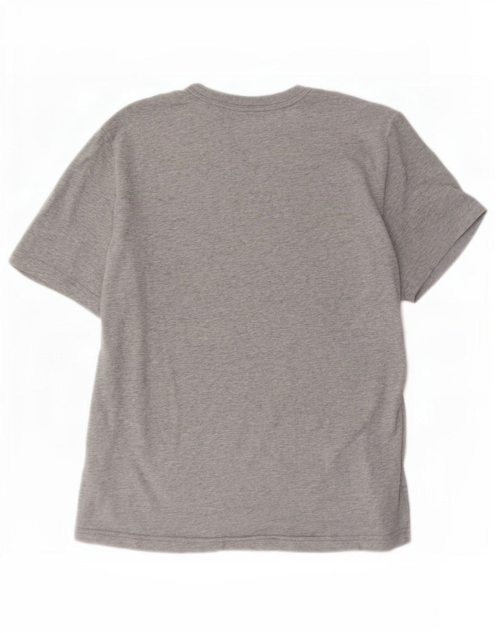 Nike herre Dri Fit T-shirt top lille grå bomuld