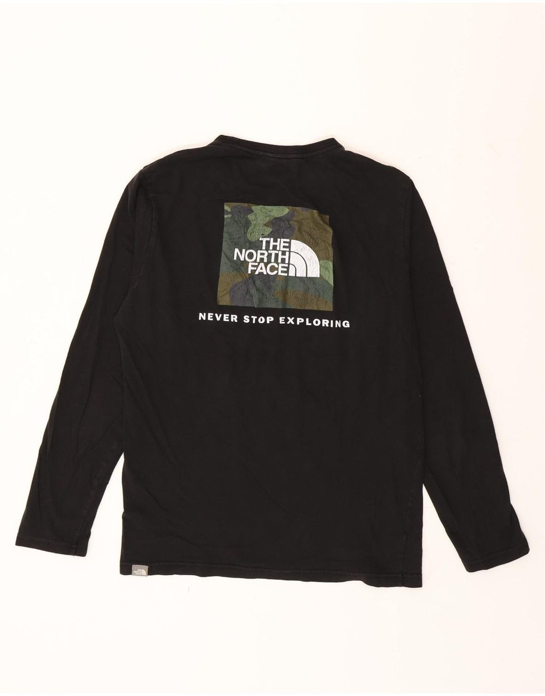 The North Face Herre Grafisk Top Langærmet Lille Sort