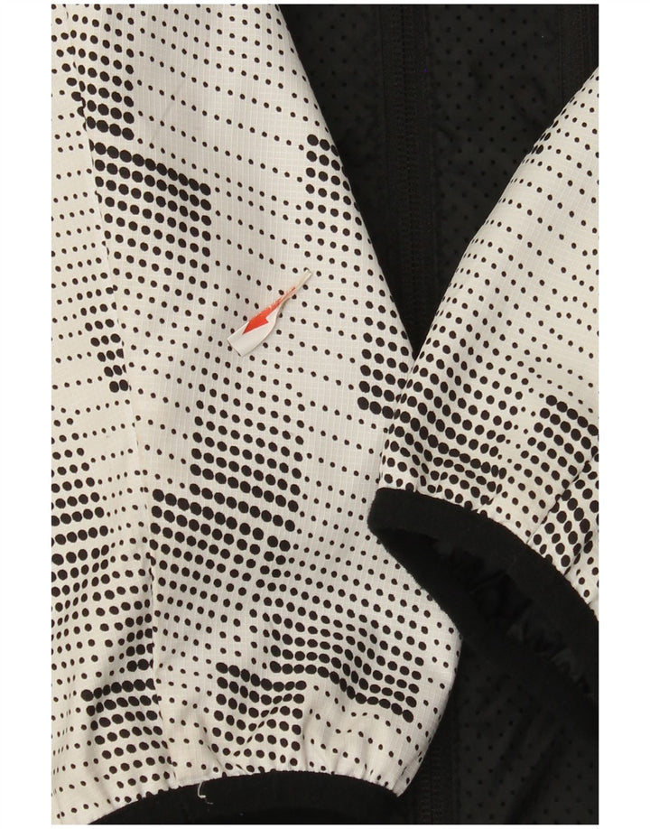 Nike Regnjakke med hætte til mænd UK 42 XL Sort Colourblock Polyester