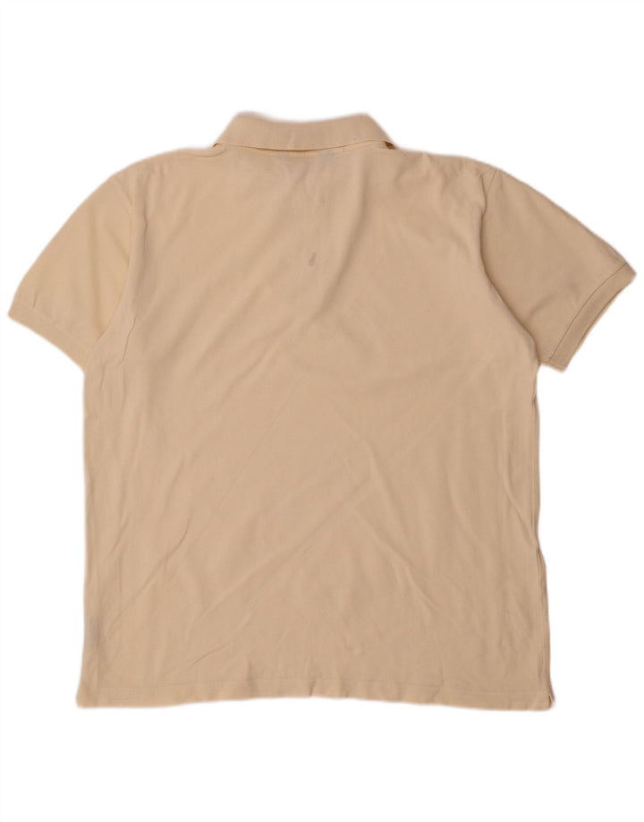 Kappa Polo Shirt til mænd Large Off White Bomuld