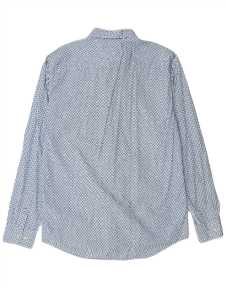 TOMMY HILFIGER Herre Regular Fit skjorte Medium blå plettet bomuld