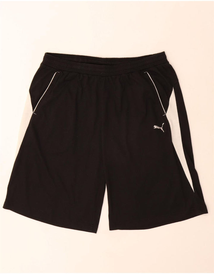 Puma Sportshorts til mænd Large Black Colourblock Polyester