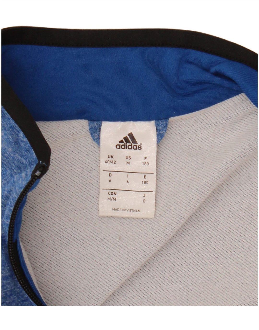 ADIDAS Træningsdragt til mænd, topjakke UK 40/42 Medium Blue