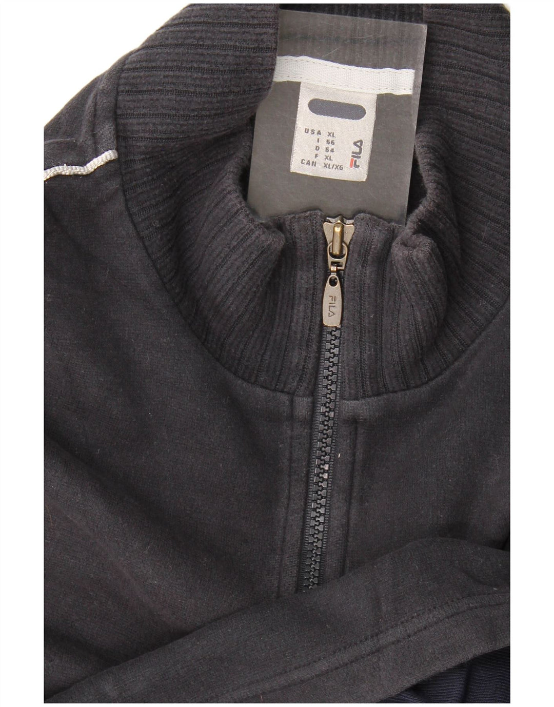 Fila Sweatshirt med lynlås til mænd XL marineblå